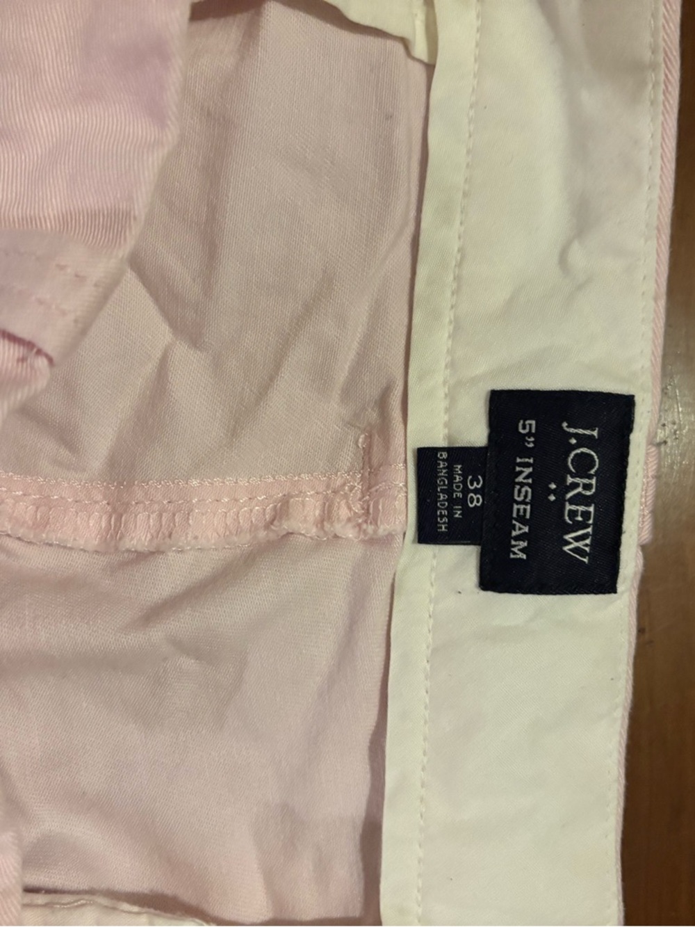 J. Crew Pale Pink Shorts